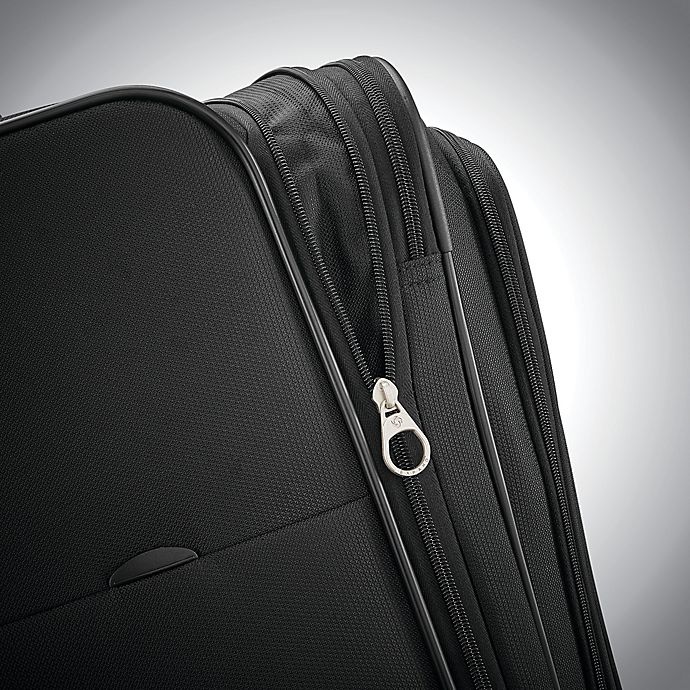 slide 4 of 8, Samsonite Ascella X Softside Spinner Checked Luggage - Black, 25 in