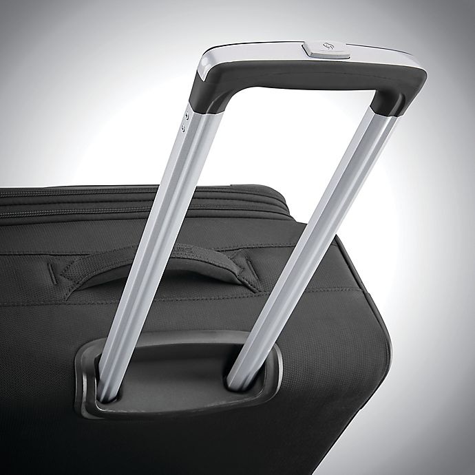 slide 8 of 8, Samsonite Ascella X Softside Spinner Checked Luggage - Black, 25 in