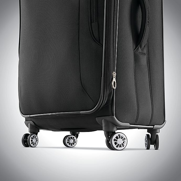 slide 6 of 8, Samsonite Ascella X Softside Spinner Checked Luggage - Black, 25 in