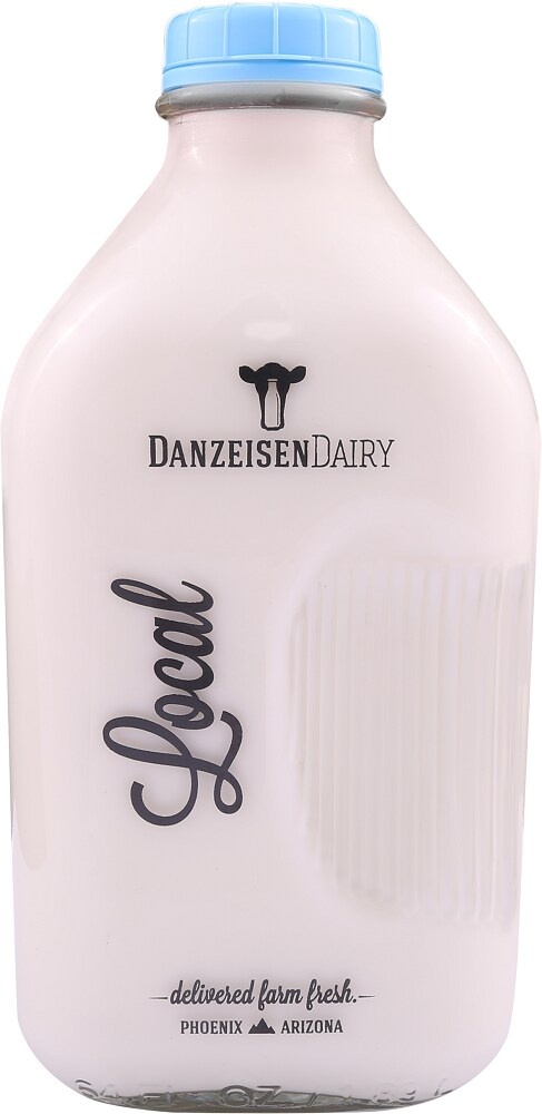 slide 1 of 1, Danzeisen Dairy Local Skim Milk, 1/2 gal