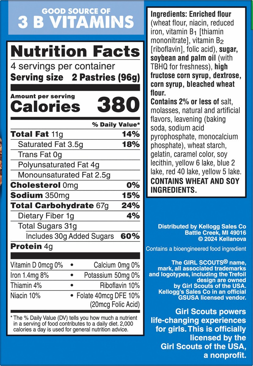 slide 8 of 13, Kelloggs Girl Scout Frosted Coconut Caramel Poptart 8 Count, 13.5 oz