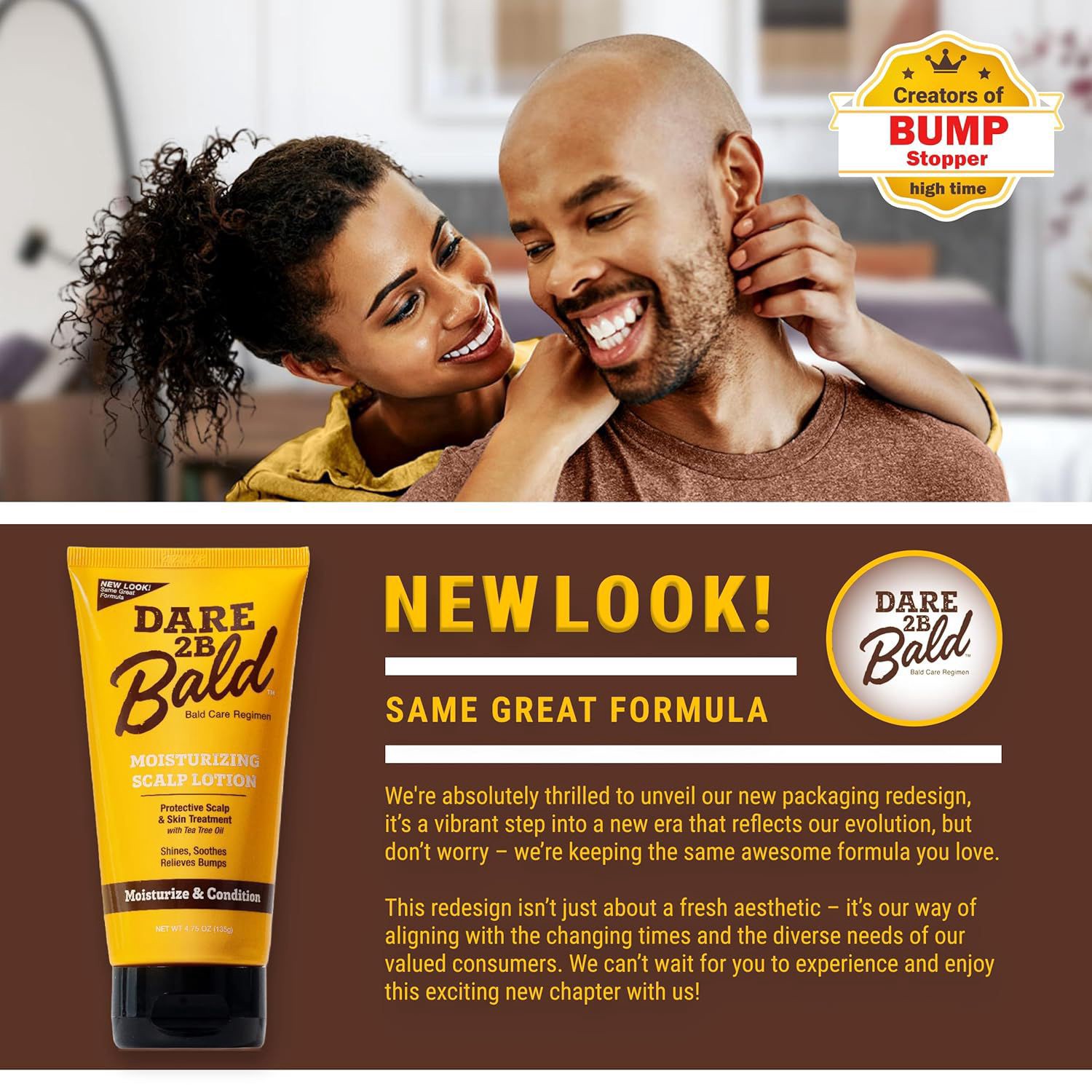 slide 4 of 7, Dare 2B Bald Moisturize & Condition Scalp Lotion 4.75 oz, 4.75 oz