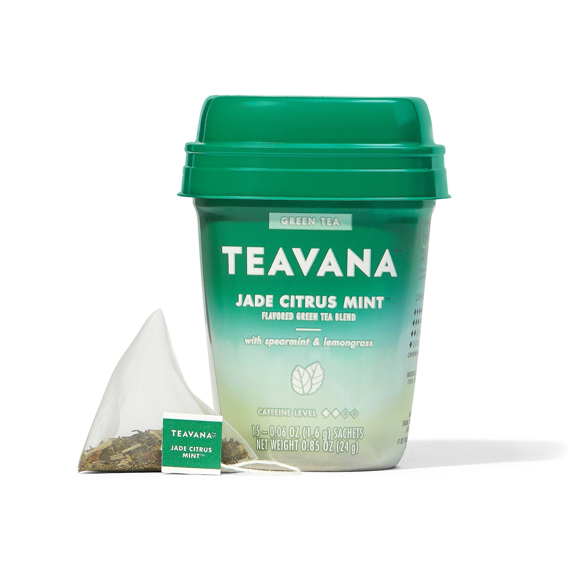 slide 1 of 7, Teavana Teavana Jade Citrus Mint Flavored Green Tea Blend 15 - .06 Oz. Sachets, 15 ct
