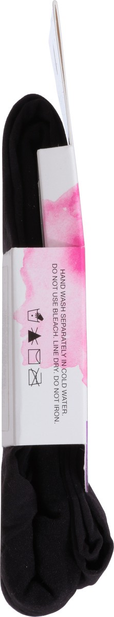 slide 7 of 9, L'Eggs Black Medium Casual Tights, 1 ct