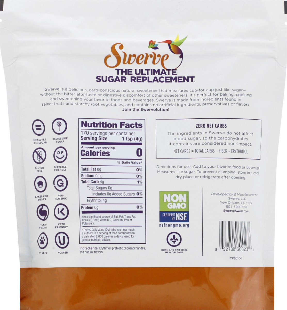 slide 5 of 9, Swerve Pantry Pack Granular Sweetener 24 oz, 24 oz