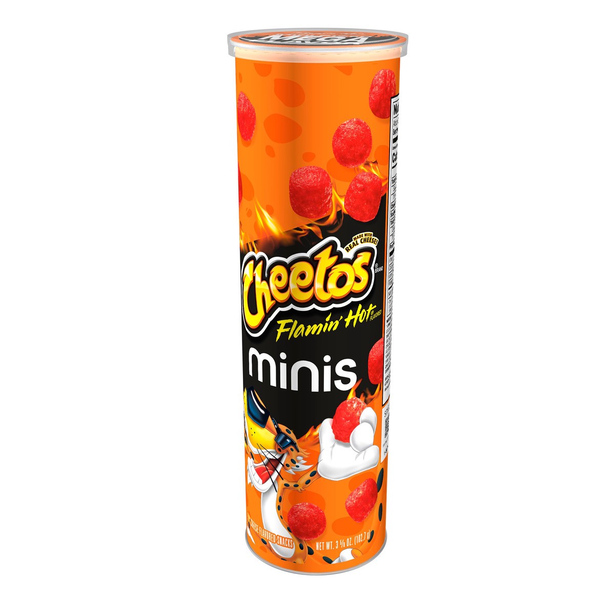 slide 12 of 13, Cheetos Cheese Flavored Snacks, Flamin' Hot Flavored, Minis, 3.625 oz