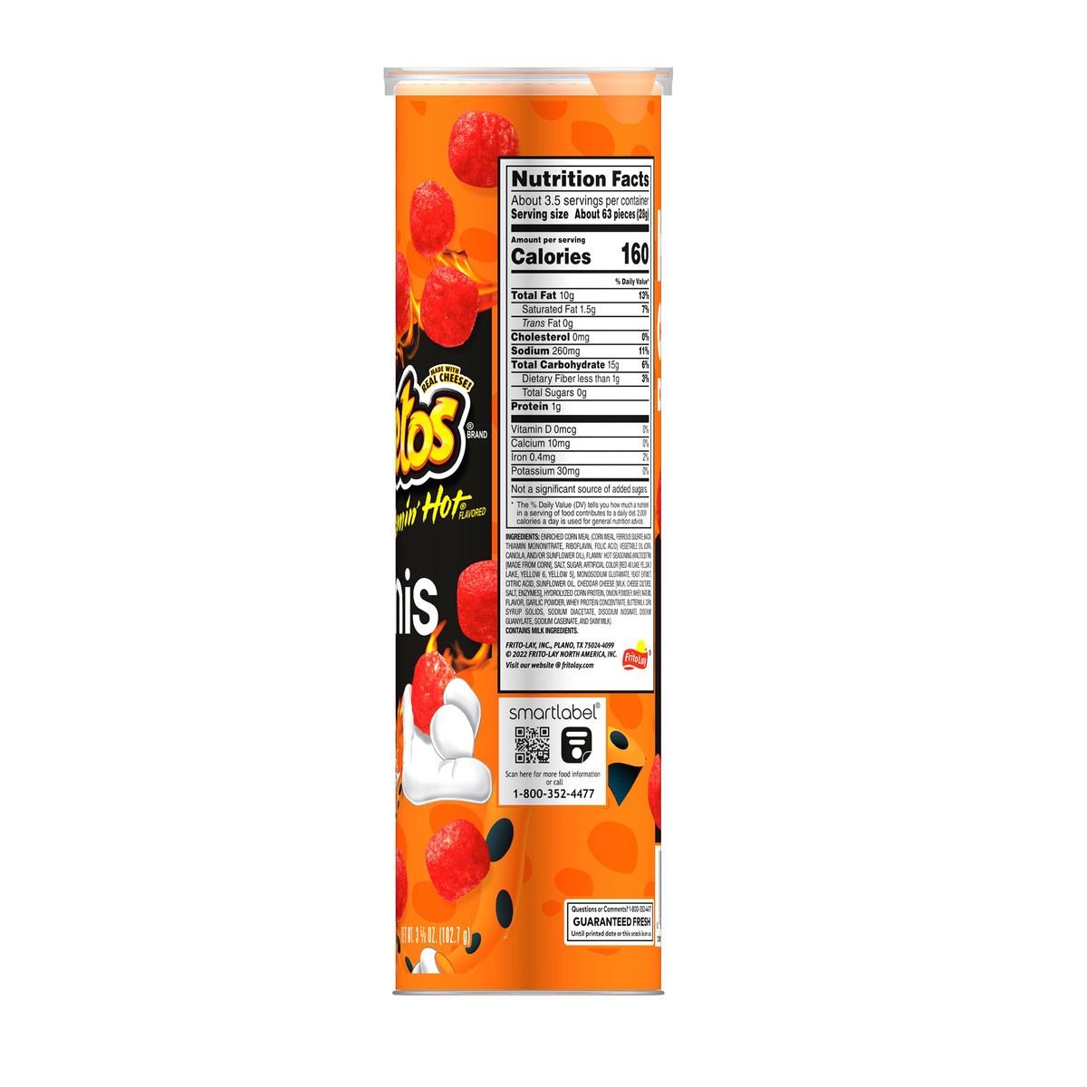 slide 9 of 13, Cheetos Cheese Flavored Snacks, Flamin' Hot Flavored, Minis, 3.625 oz