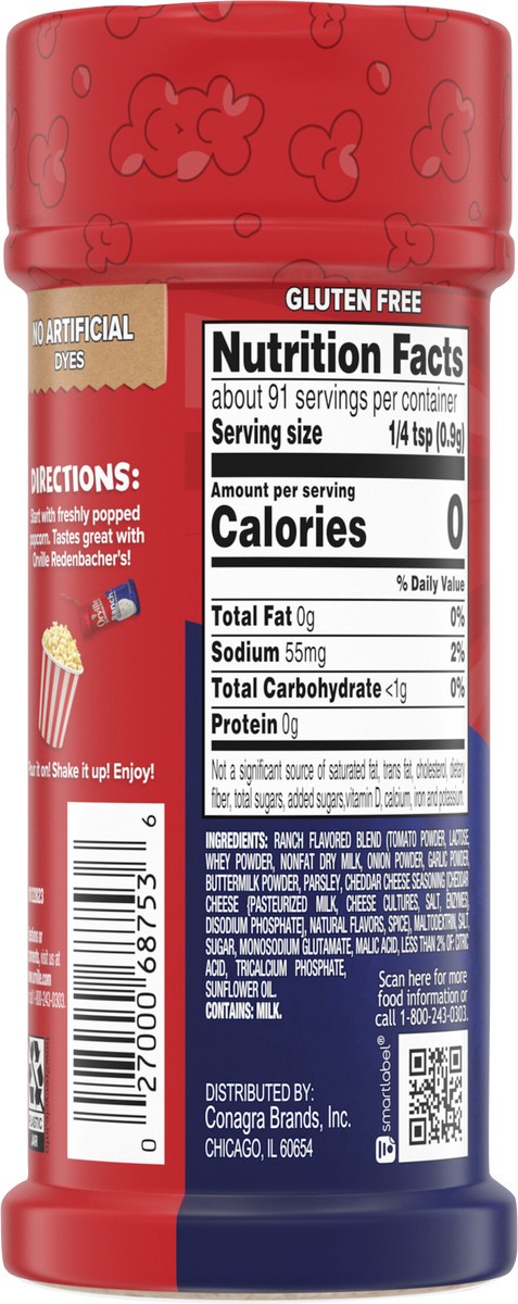 slide 4 of 5, Orville Redenbacher's Ranch Flavored Popcorn Seasoning, 2.9 oz., 2.9 oz