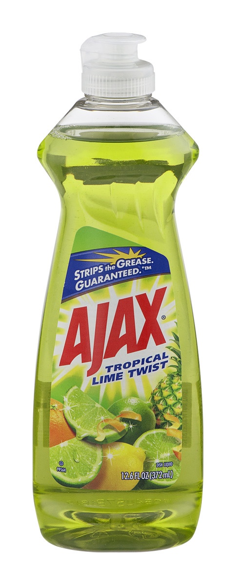 slide 1 of 1, Ajax Liquid Dish Soap Tropical Lime Twist, 12.6 fl oz