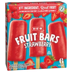 H-E-B Select Ingredients Strawberry Fruit Bars