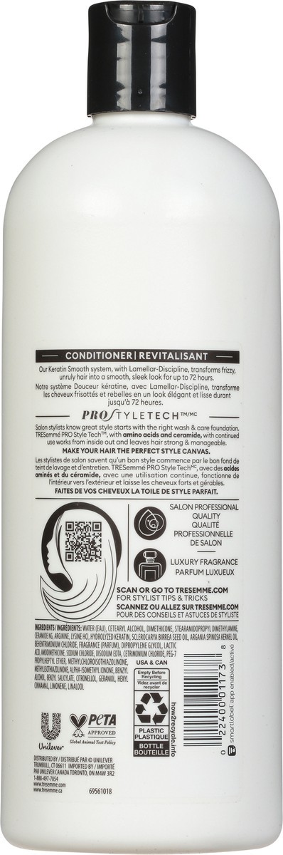 slide 4 of 9, TRESemmé Conditioner Keratin Smooth 28 Fl Oz, 28 fl oz