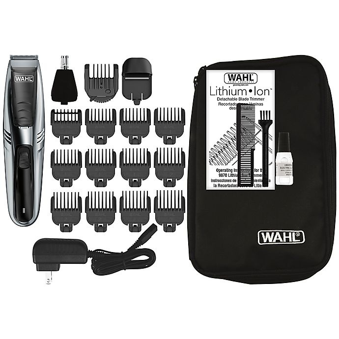 slide 2 of 2, Wahl 2-in-1 Lithium Ion Vacuum Trimmer - Chrome/Black, 1 ct