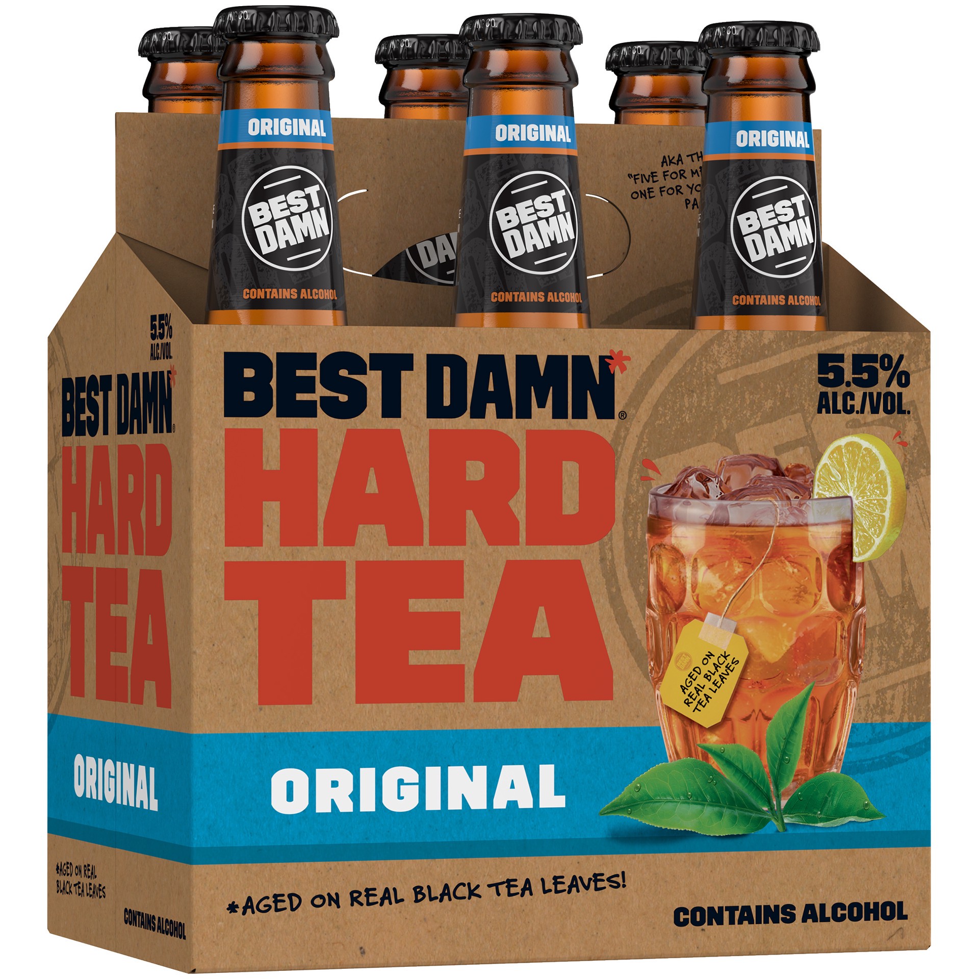 slide 1 of 2, Best Damn Sweet Tea, 6 Pack 12 fl. oz. Bottles, 6 ct