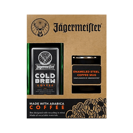 slide 1 of 1, Jägermeister Cold Brew With Gift, 750 ml