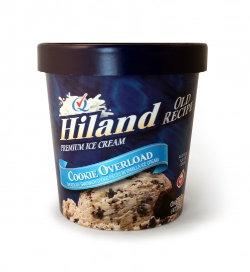 slide 1 of 1, Hiland Dairy Old Recipe Cookie Overload Ice Cream, 1 pint