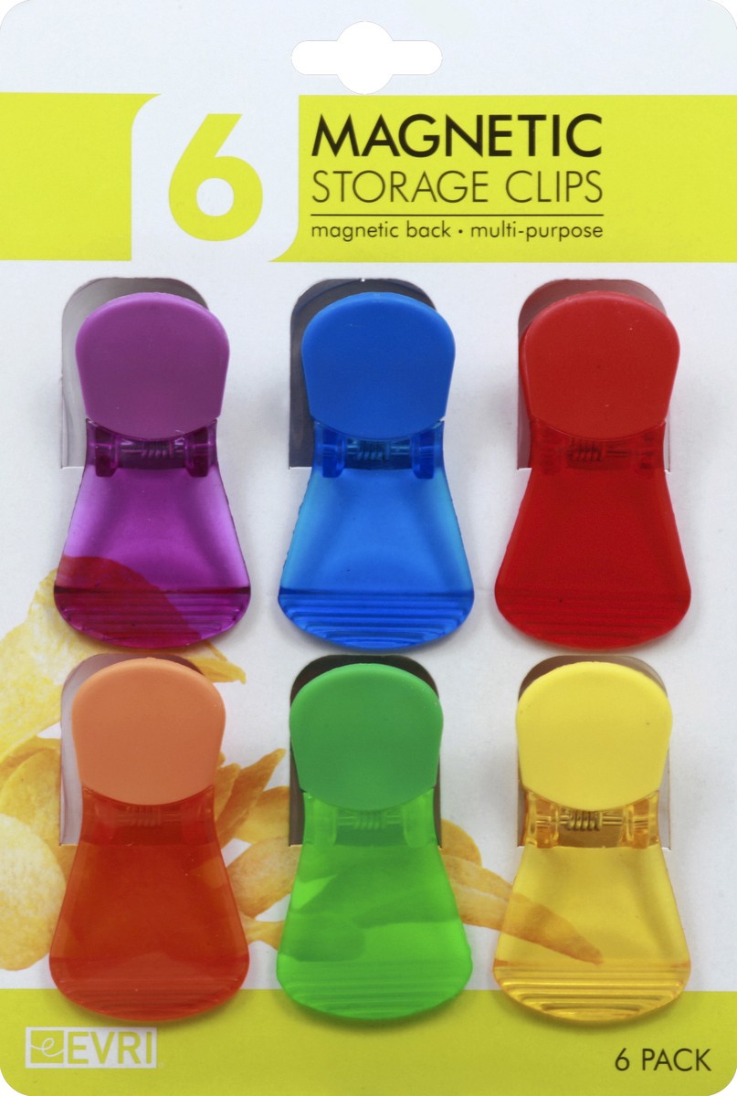 slide 1 of 2, Evriholder Products Storage Clips 6 ea, 6 ct