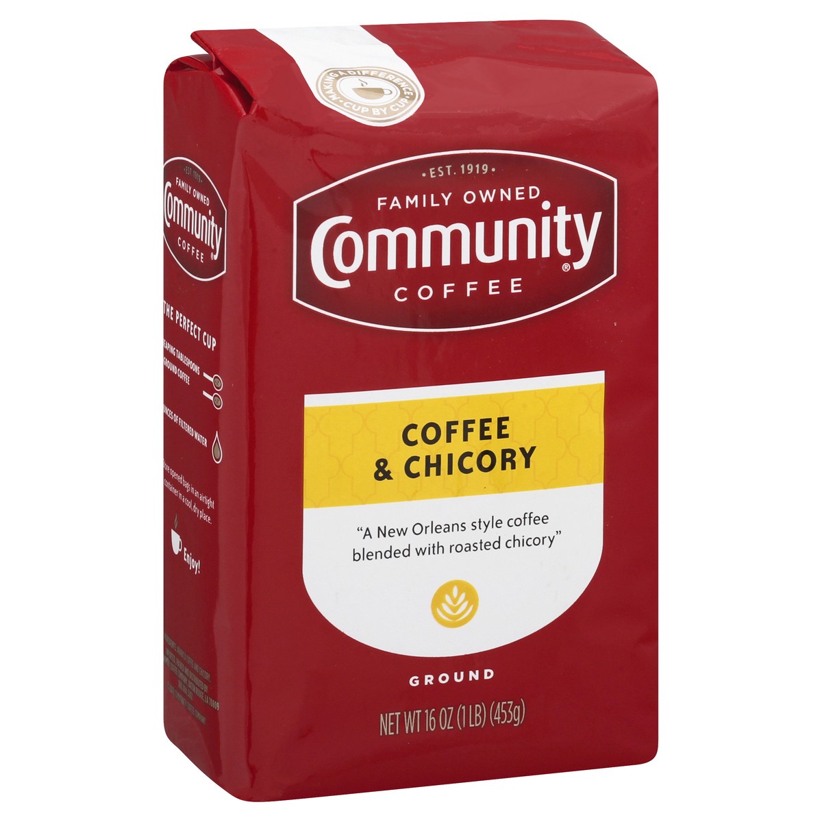 slide 8 of 12, Community Coffee Coffee & Chicory, 16 oz