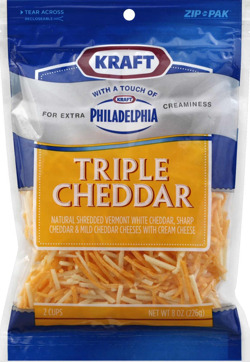 slide 1 of 3, Kraft Shredded Cheese 8 oz, 8 oz