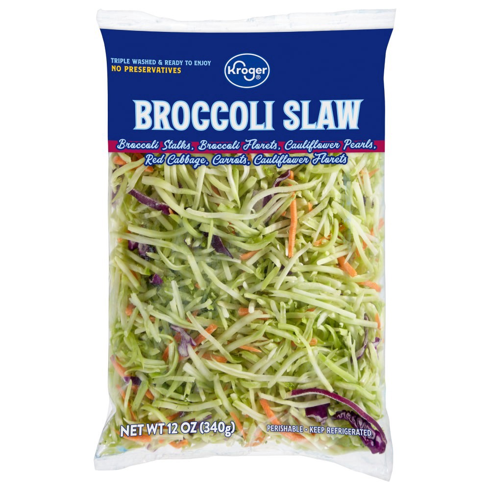 slide 2 of 2, Kroger Broccoli Slaw, 12 oz