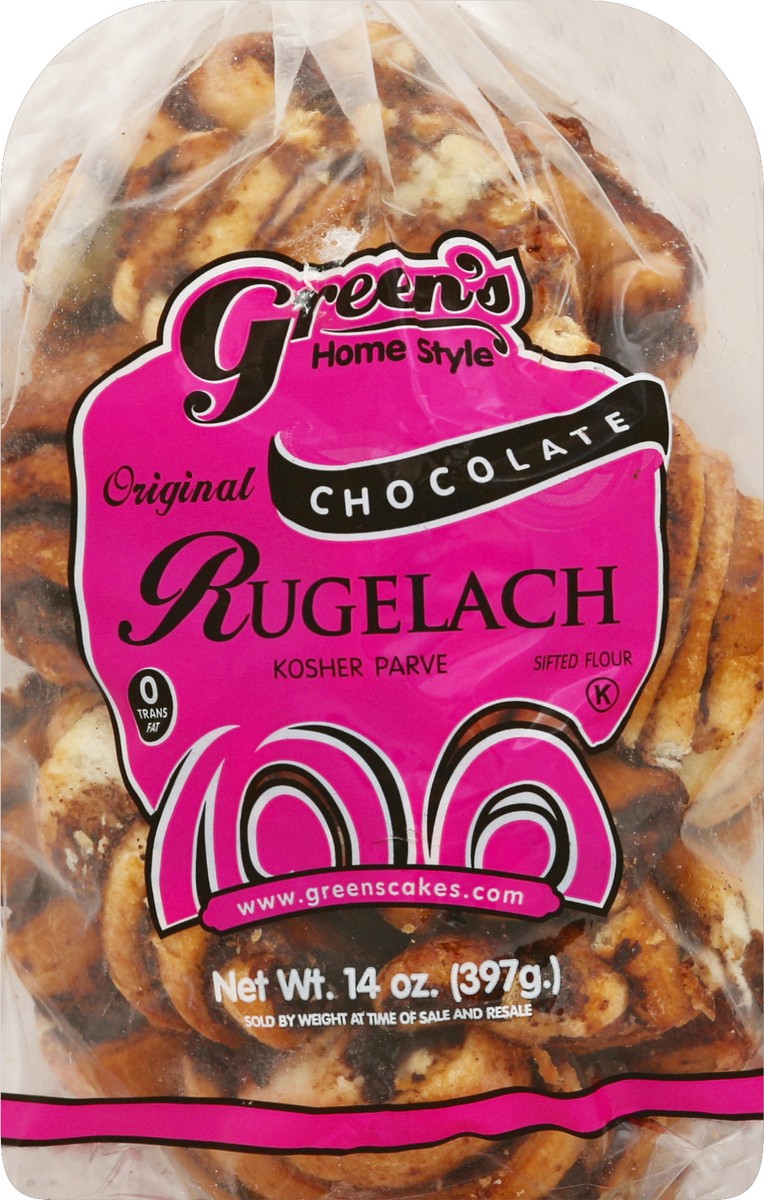 slide 2 of 5, Green's Brewery Rugelach Chocolate Parve, 14 oz