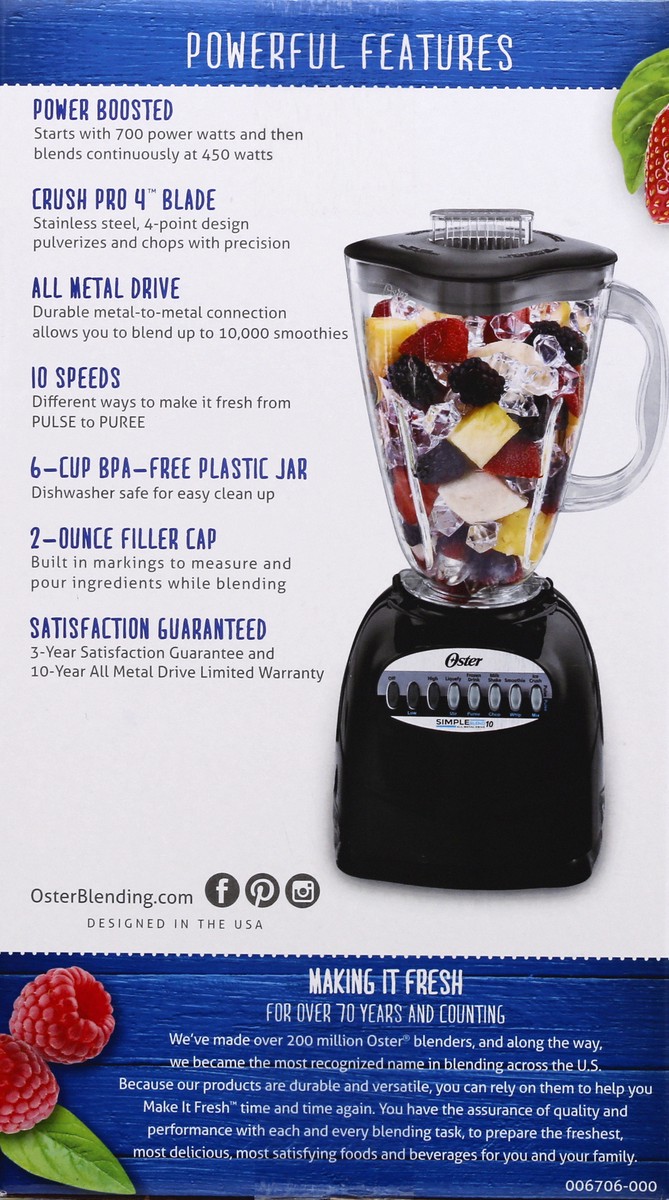 slide 2 of 11, Oster Blender Classc Series, 1 ct