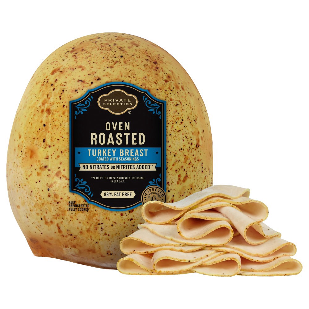 slide 1 of 2, Private Selection Oven Roasted Turkey Breast, per lb