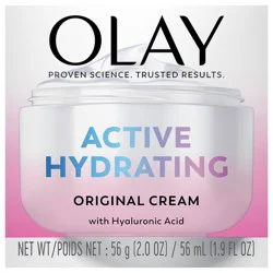 Olay Active Hydrating Cream Face Moisturizer, 2.0 fl oz