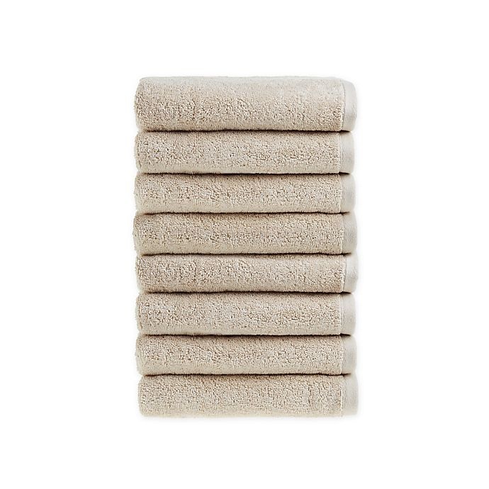 slide 1 of 1, Wamsutta BASIC ANTIMICROBIAL WASH CLOTH SET, 8 ct