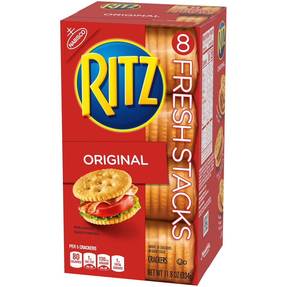 slide 4 of 9, Ritz Original Crackers Fresh Stacks, 11.8 oz