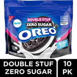 Oreo Zero Sugar Double Stuf Chocolate Sandwich Cookies