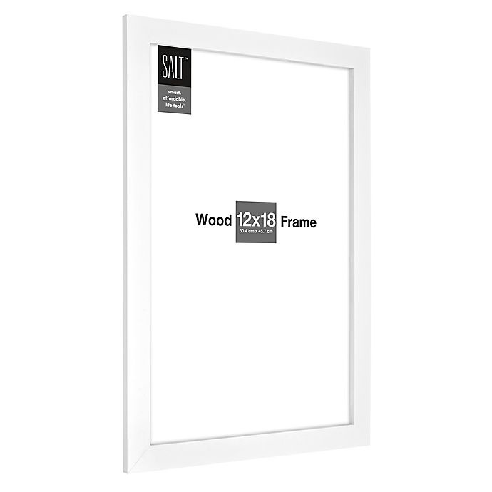 slide 2 of 2, SALT Wall Frame - White, 12 in x 18 in