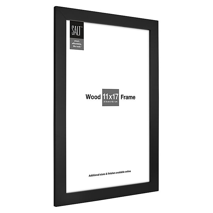 slide 2 of 2, SALT Wall Frame - Black, 11 in x 17 in