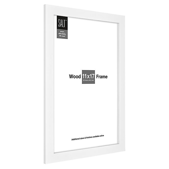 slide 2 of 2, SALT Wall Frame - White, 11 in x 17 in