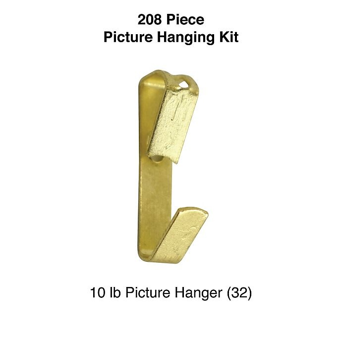 slide 3 of 10, SALT Picture Hanging Kit, 208 ct