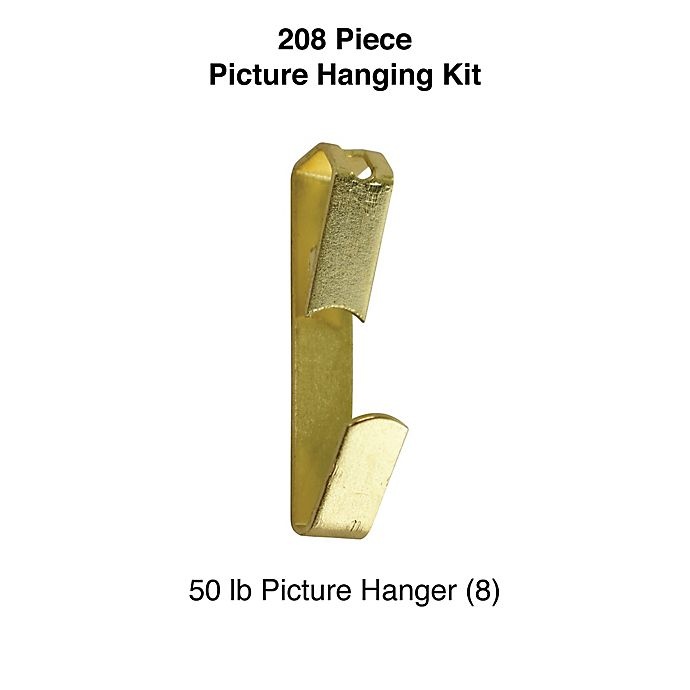 slide 10 of 10, SALT Picture Hanging Kit, 208 ct