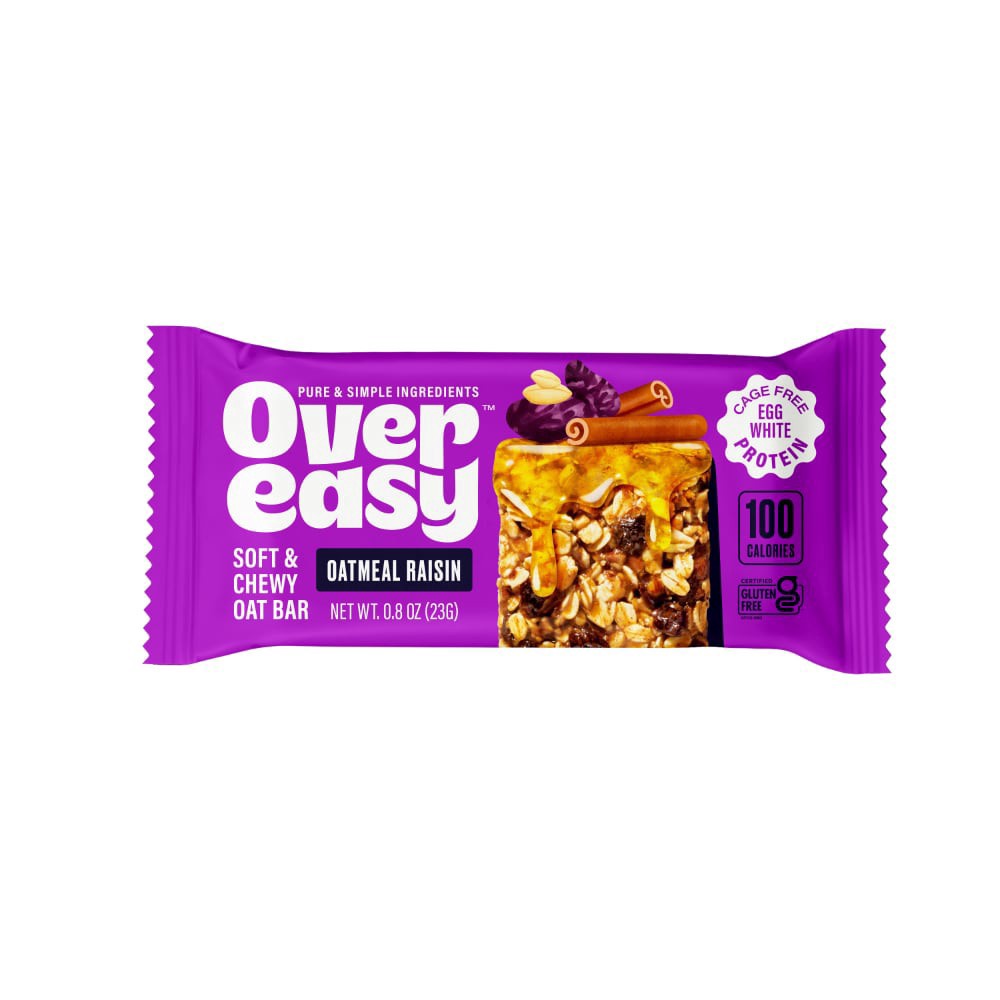 slide 3 of 5, Over Easy Oatmeal Raisin Soft & Chewy Oat Bar, 5 ct