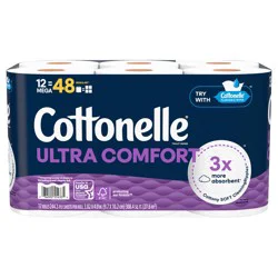 Cottonelle Ultra Comfort Mega Toilet Paper 12 Rolls - 244 Each