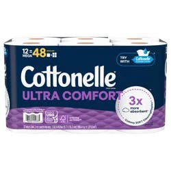 Cottonelle Ultra Comfort Mega Toilet Paper 12 Rolls - 244 Each