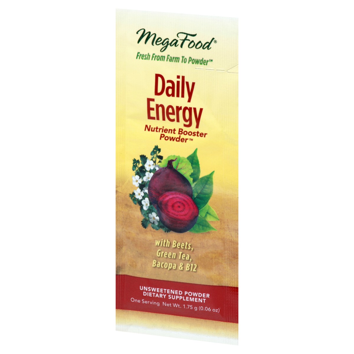 slide 3 of 12, MegaFood With Beets Green Tea & B12 Daily Energy 1.75 ea, 0.06 oz