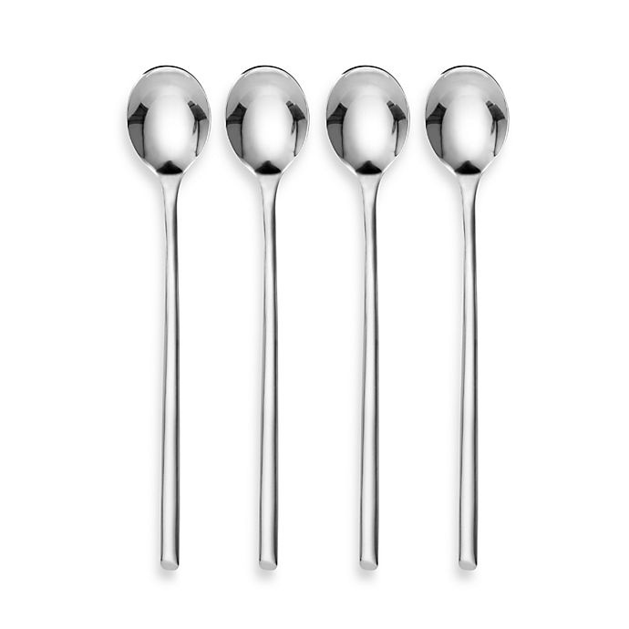 slide 1 of 1, Towle Living Wave Iced Teaspoons, 4 ct