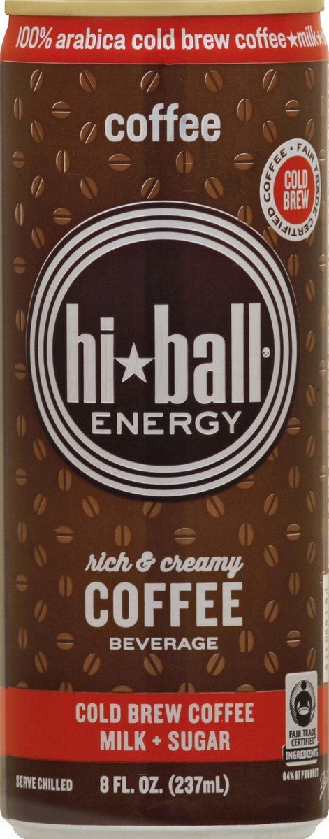 slide 3 of 4, Hiball Coffee Beverage 8 oz, 8 oz