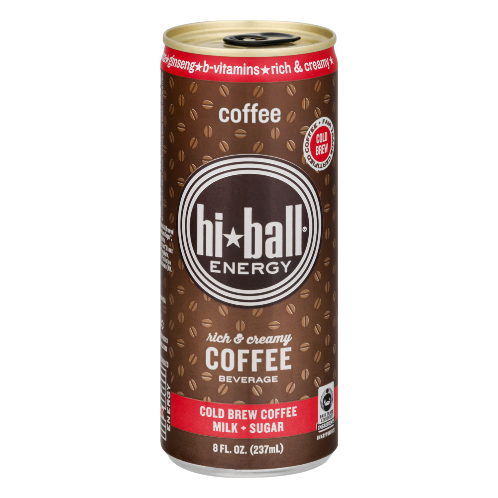 slide 1 of 1, Hiball Energy Drink, Rich & Creamy Coffee, 8 oz