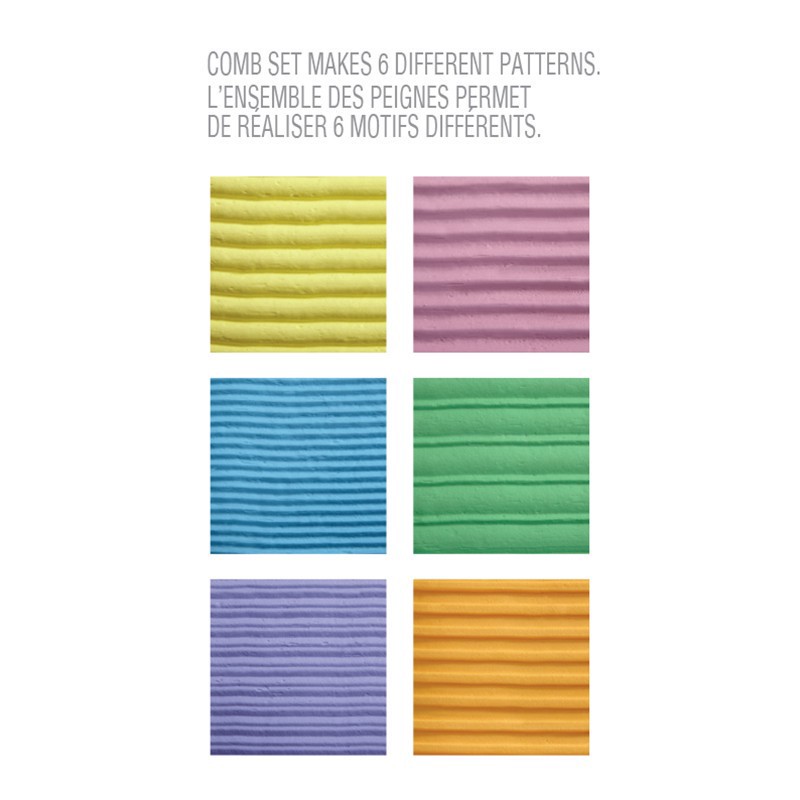 slide 3 of 4, Icing Comb Set By Celebrate It, 9 in x 3 in