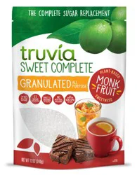 Truvia Sweet Complete Granulated All-Purpose Calorie-Free Sweetener from the Monk Fruit Bag