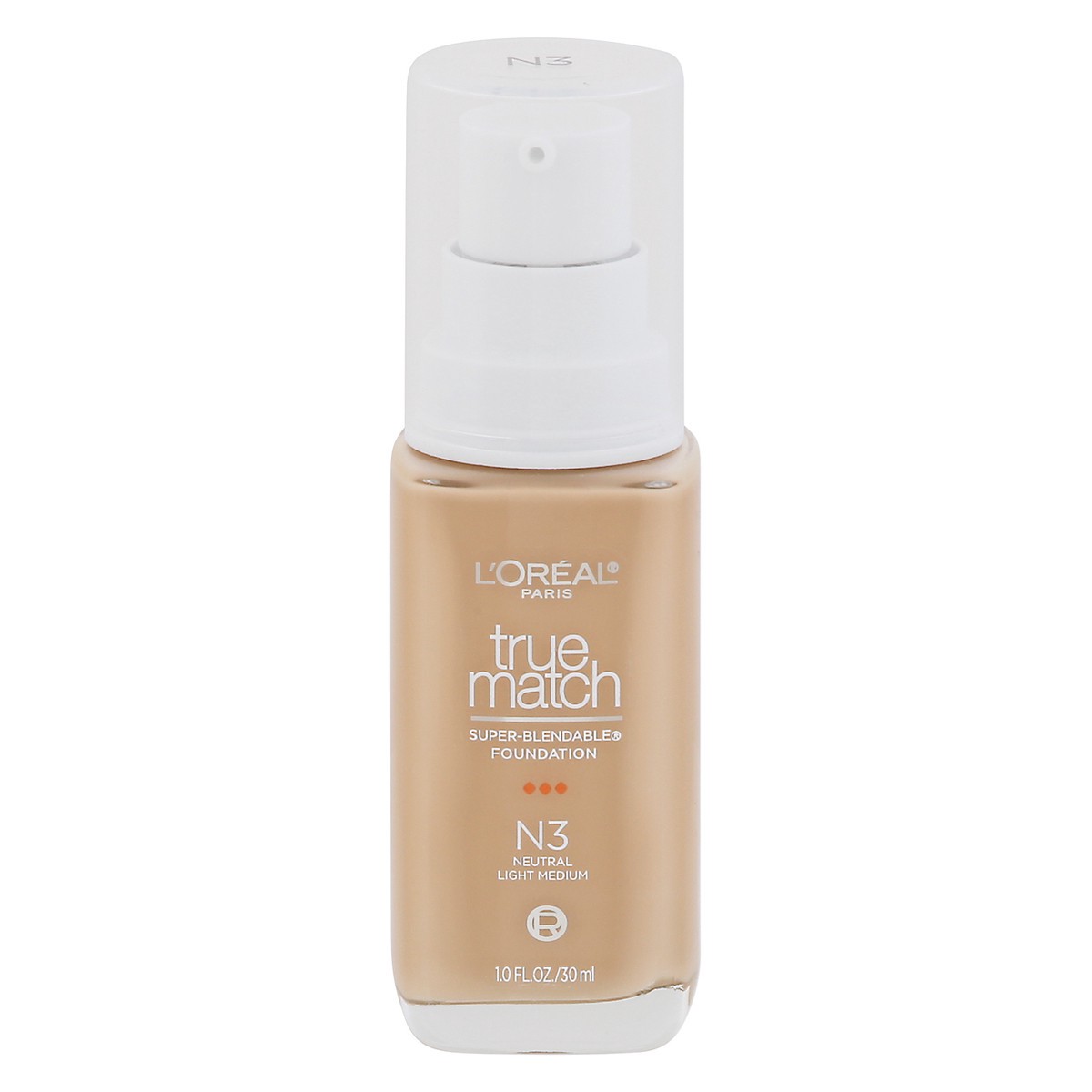 slide 1 of 9, L'Oréal True Match Neutral Light Medium N3 Super-Blendable Foundation 1.0 fl oz, 1 fl oz