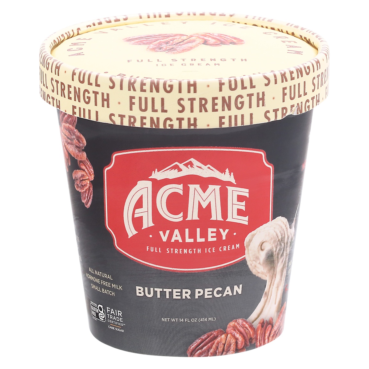 slide 1 of 1, Acme Valley Full Strength Butter Pecan Ice Cream 14 oz, 14 oz