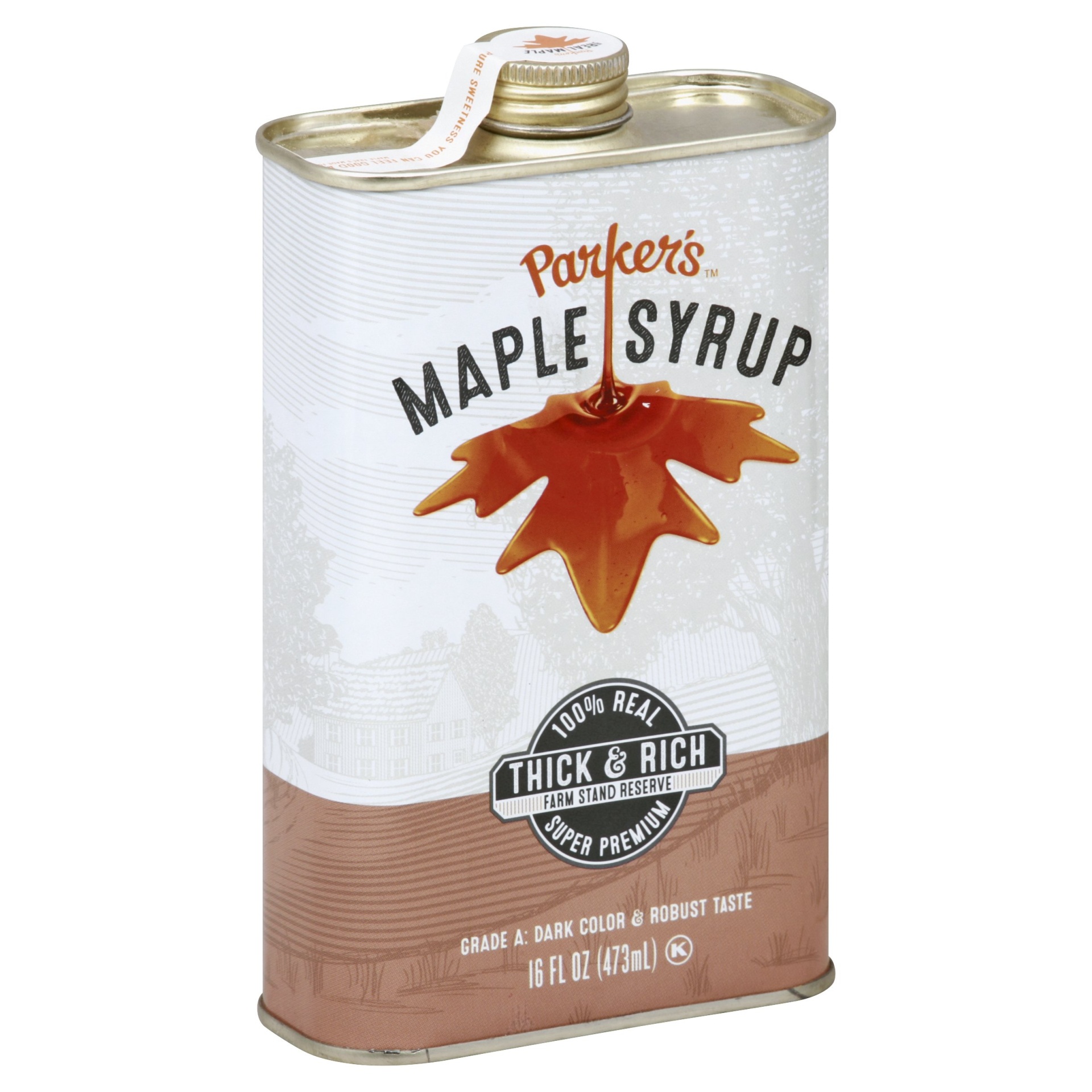 slide 1 of 1, Parker's Maple Syrup, 16 oz