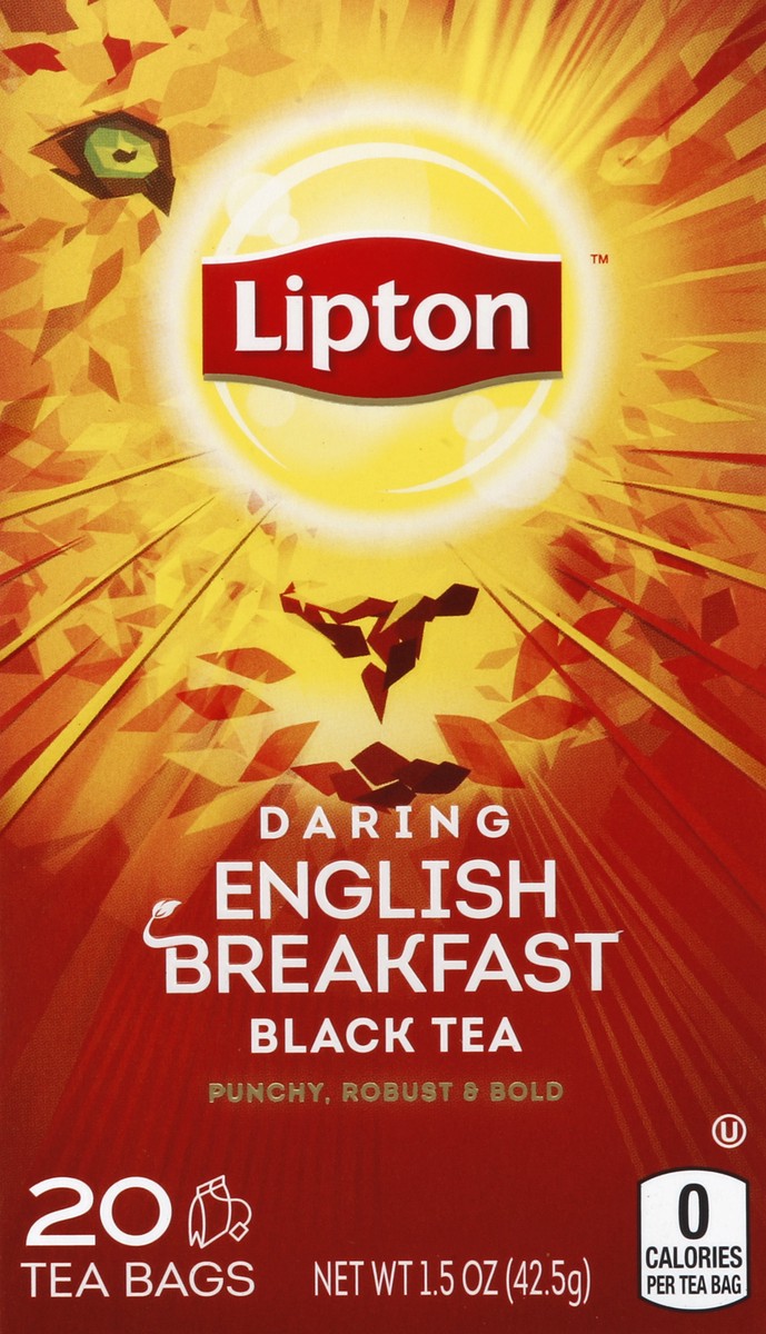 slide 5 of 5, Lipton Black Tea Bags Daring English Breakfast- 20 ct, 20 ct