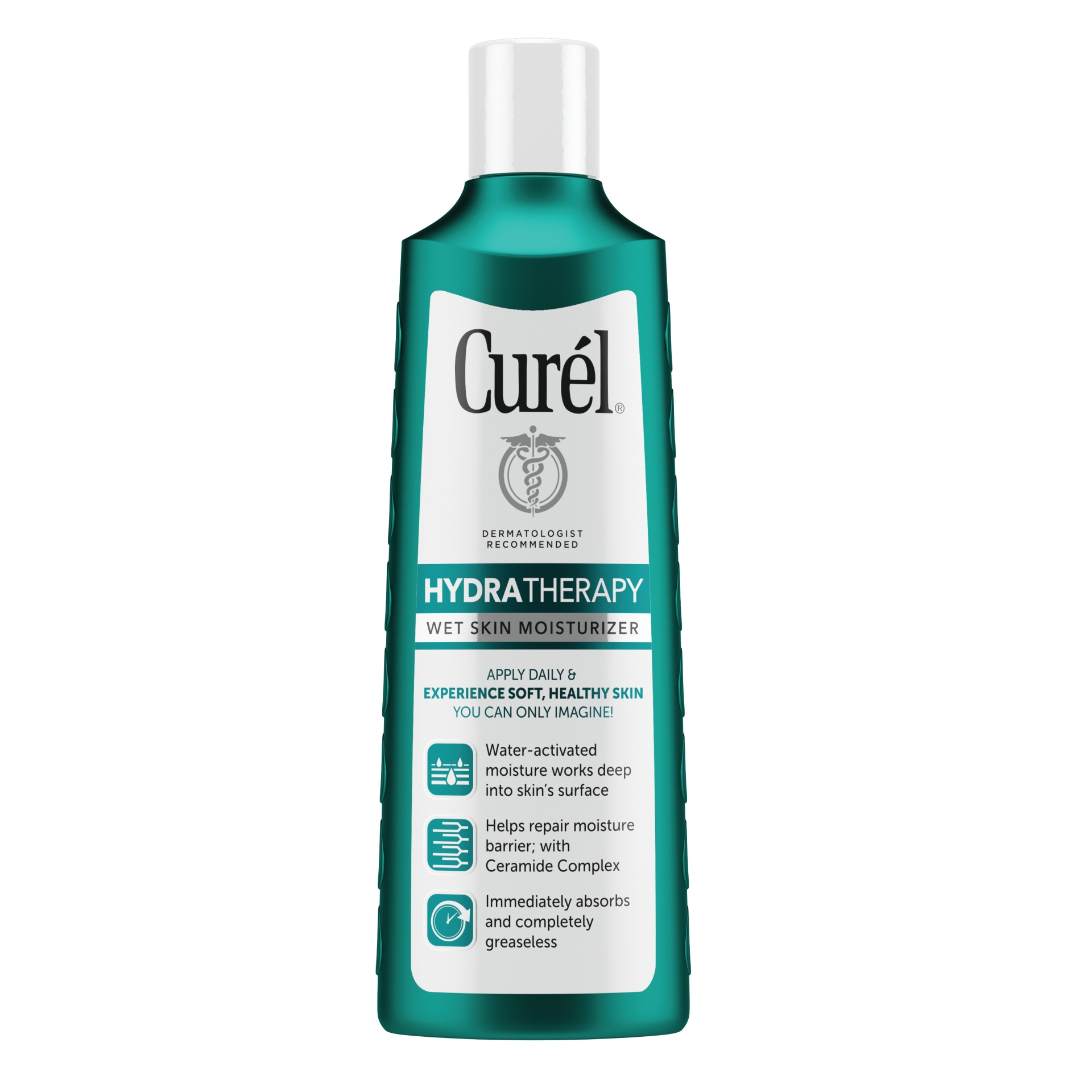 slide 1 of 7, Curél Hydra Therapy Wet Skin Moisturizer, 8 oz