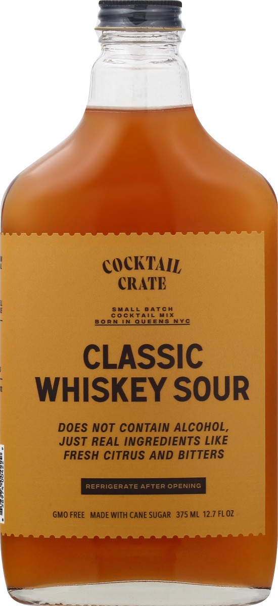 slide 1 of 10, Cocktail Crate Small Batch Classic Whiskey Sour Cocktail Mix - 375 ml, 12.7 oz